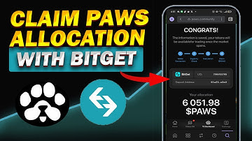 Claim Paws Allocation to Bitget Complete Guide | Paws Airdrop Claim