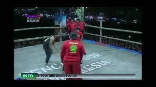 Pencak dor lirboyo 2019. Bantingan pendekar pencak dor