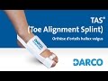 TAS® (Toe Alignment Splint) - Attelle de correction - Hallux Valgus
