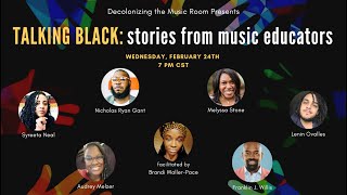 Talking Black: Stories From Music Educators