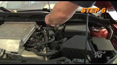 2010 - 2013 Mazda Mazdaspeed3 2.3L K&N Air Intake Installation