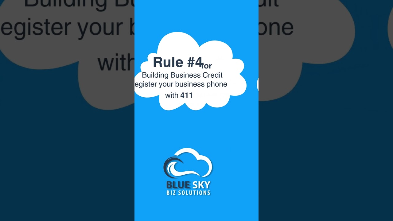 10 RULES for building Business Credit 