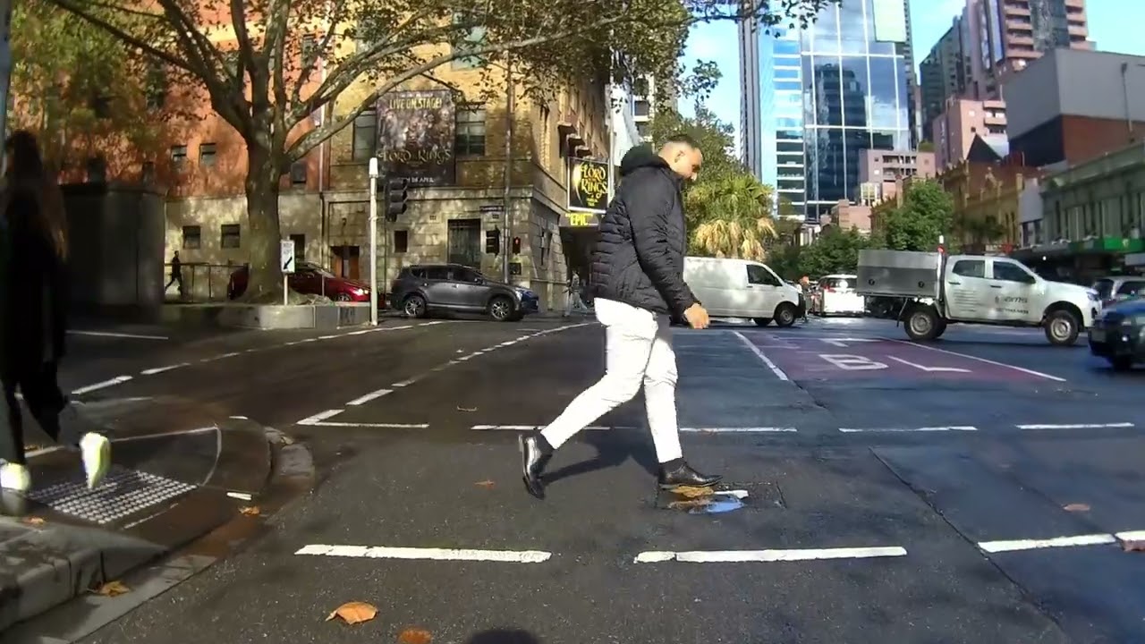 City Delivery Run using Rathdowne St, Exhibition St and ending in Bourke St