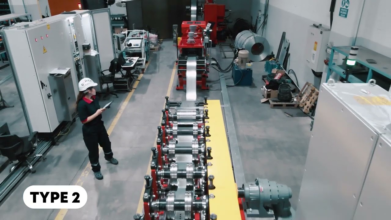 SOLAR PROFILE'S ROLL FORMING LINE