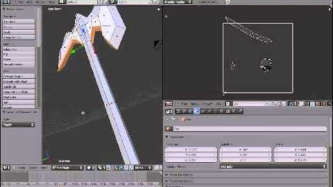 Blender 2.5 animated weapons for games part 2