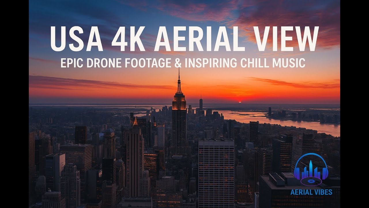USA 4K Aerial View 🇺🇸 | Epic Drone Footage & Inspiring Chill Music ...