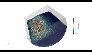 DEM simulation of a rotating drum