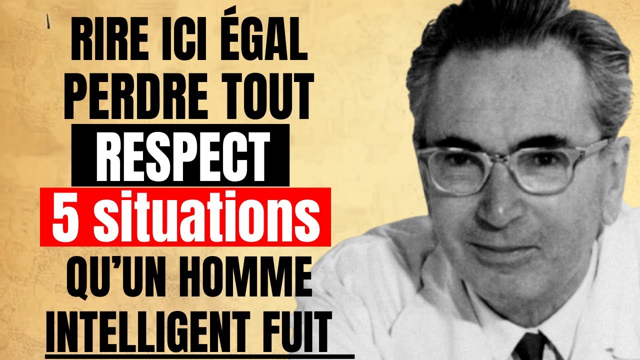 Un homme sage ne rit JAMAIS dans ces 5 situations (le respect disparaît)
