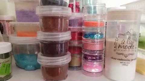 Make Your Own Embossing Powder (EASY)