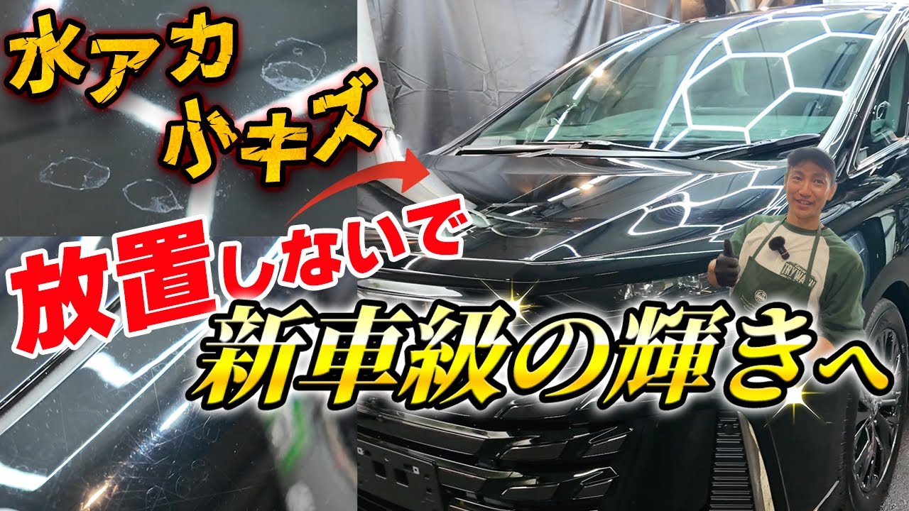 Solid black is back! 202 Black Vellfire gets a serious mirror