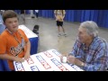 Chris Meeting Brooks Robinson at the 2015 National Sports Collectors Convention