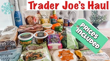Weekly December 2021 Trader Joe’s Haul with Prices!