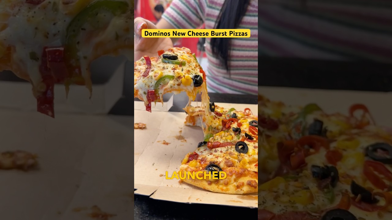 Dominos New Cheese Burst Pizzas 