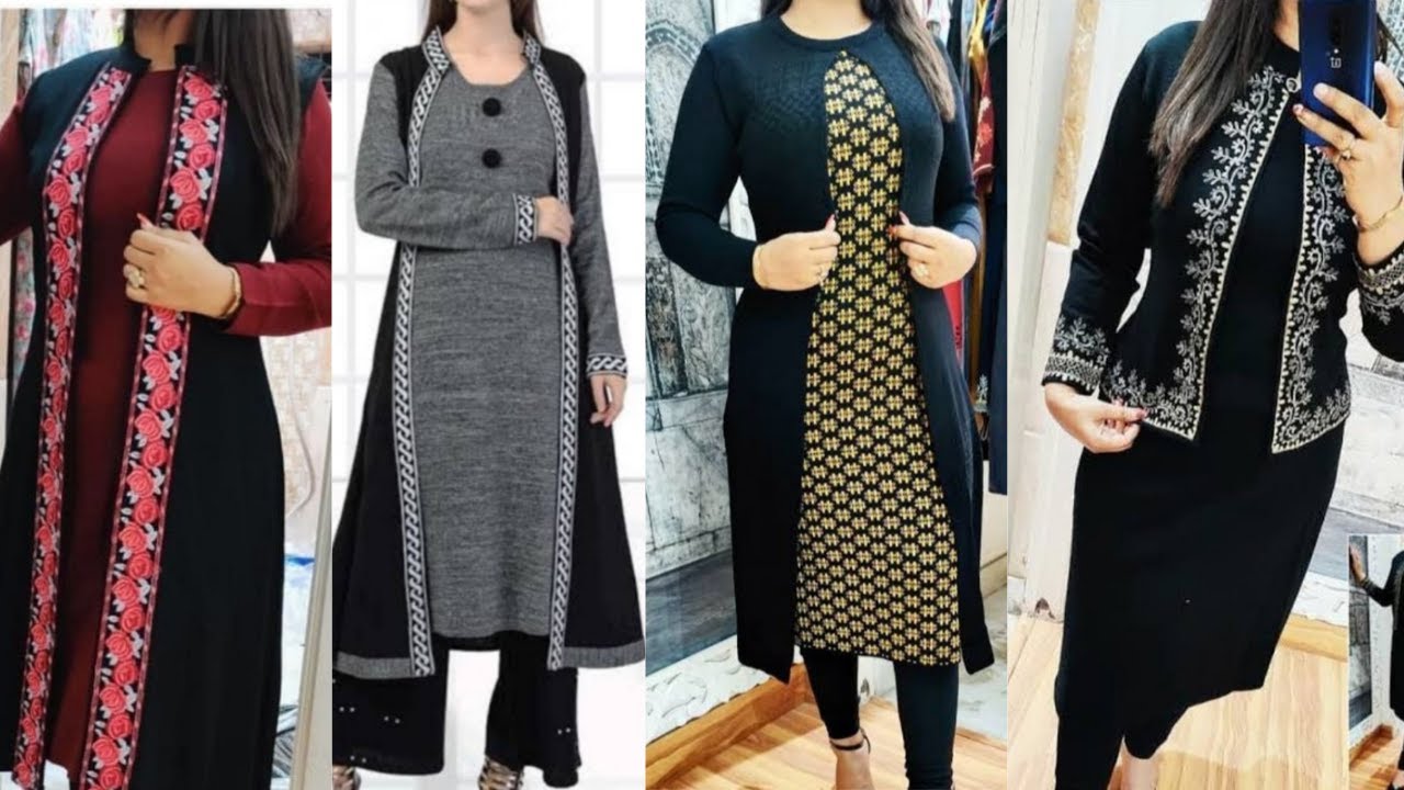 Most stylish and beautiful winter dresses 😍🥰