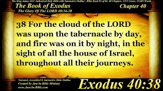 Exodus Chapter 40 - Bible Book 02 - The Holy Bible KJV Read Along Audio & Text