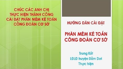 Hướng dẫn in trong phần mềm kế toán công đoàn