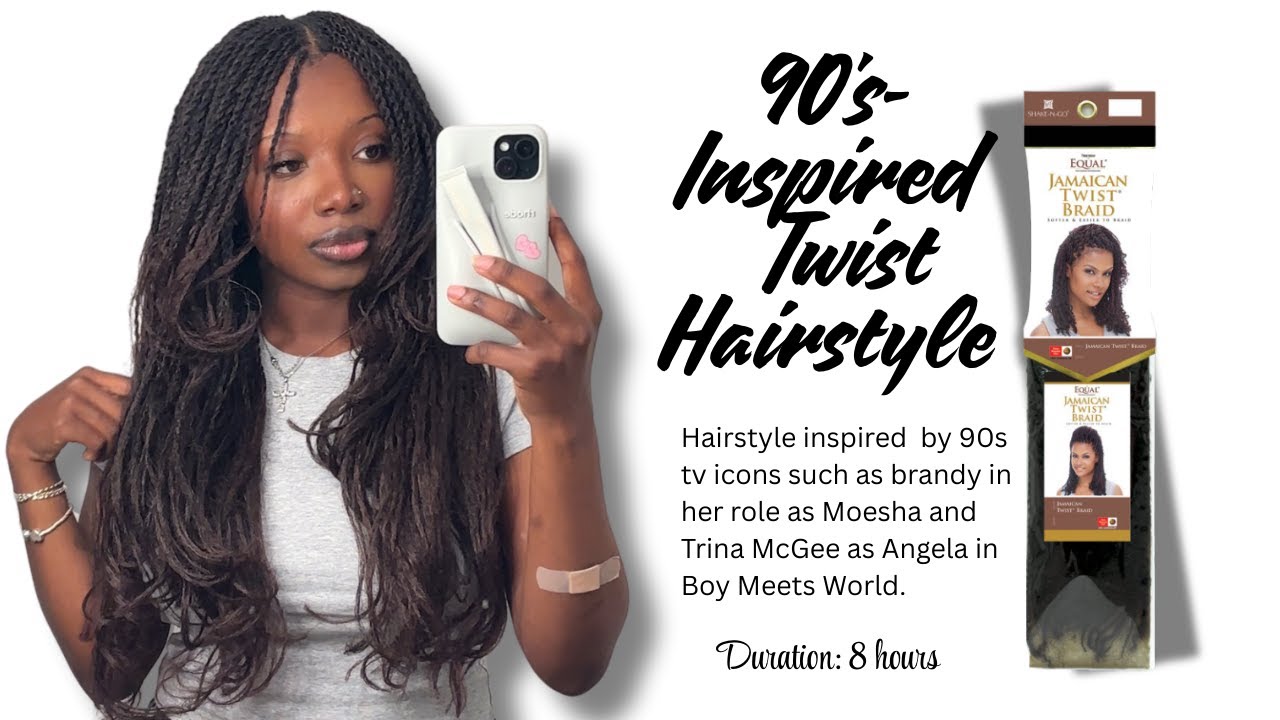 Подробный видеоурок по созданию прически «мини-твисты» с использованием наращенных волос | Пошаго...