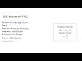JEE Advanced PYQ Motion in a Straight Line Set 4 Relative Motion & Square Chase Problem