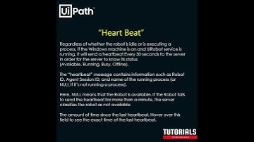 Heart Beat in UiPath | Robot | Orchestrator