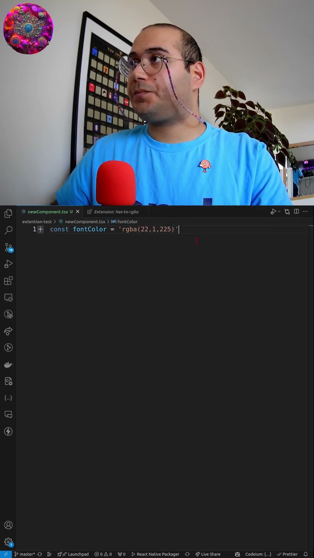 VS Code Extension Hex To RGBA Converter Made Easy Shorts YouTube VS Code Extension Hex To RGBA Converter Made Easy Shorts YouTube
