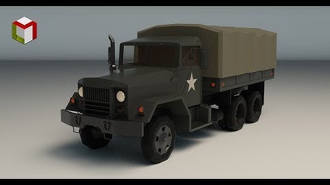 Military Truck 02 (turntable)