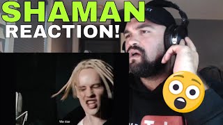 FIRST TIME HEARING SHAMAN  ВСТАНЕМ музыка и слова: SHAMAN REACTION!!!😱