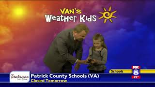 Van`s Weather Kids: Cayli Moody
