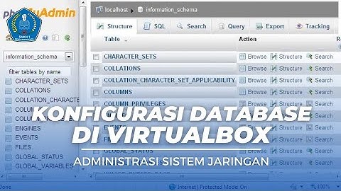 [ASJ] Konfigurasi Database Server di VirtualBox