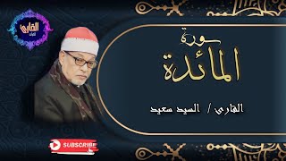سورة المائدة - القارئ السيد سعيد (23_31)