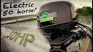 Elco 50hp electric outboard motor Review | TBNation | Tin Can Crew