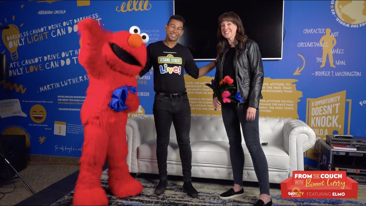 Elmo "from the couch" with Bonnie Curry | 94.9 KLTY