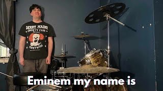 ￼ Eminem, my name is, ￼ drum cover, Jimmy barr￼