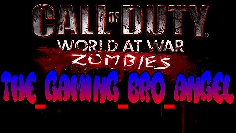 World At War Zombies   Custom Map Trench