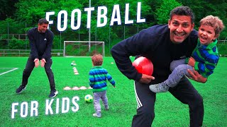 New Football Training For Kids Fun Drills And Exercises With Kian