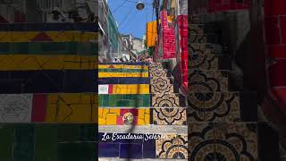 Selarón Steps of Rio 🇧🇷💛 #escadaria #riodejaneiro #brasil #turismo #samba