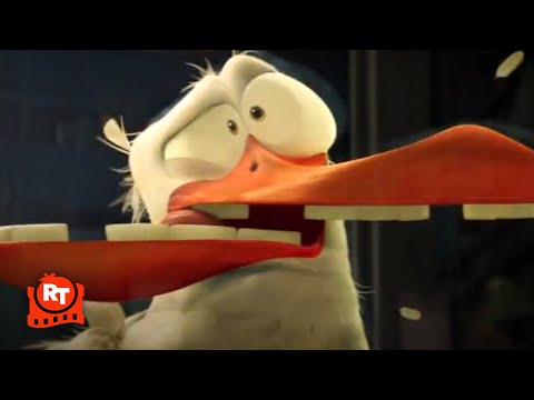 Storks - Crashing Into Glass Scene