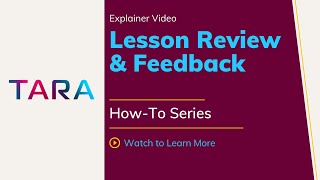 DASHBOARD: How To Review Lessons & Provide Feedback (Coach Dashboard)