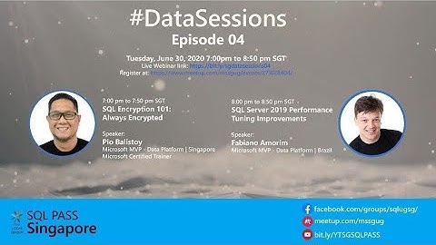 SG SQLPASS #DataSessions 04