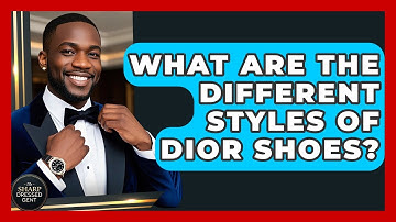 What Are The Different Styles Of Dior Shoes? - The Sharp Dressed Gent