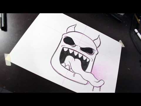 Video: Cómo Dibujar Etiquetas De Graffiti