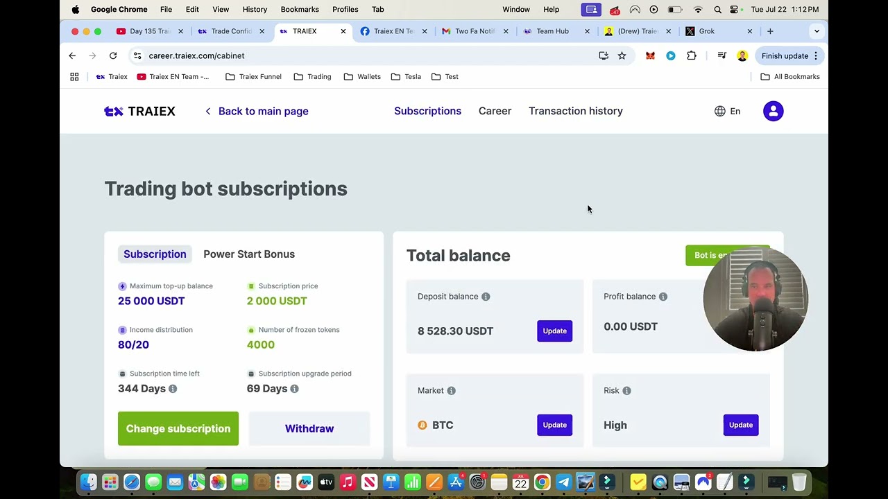 Day 136 Traiex Review 0.79% Profits 77.14% win rate Today!