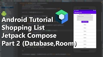 Shopping List - Room,Database,Compose,Flow(Android Tutorial) Part 2
