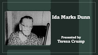 If These Graves Could Speak Ida Marks Dunn