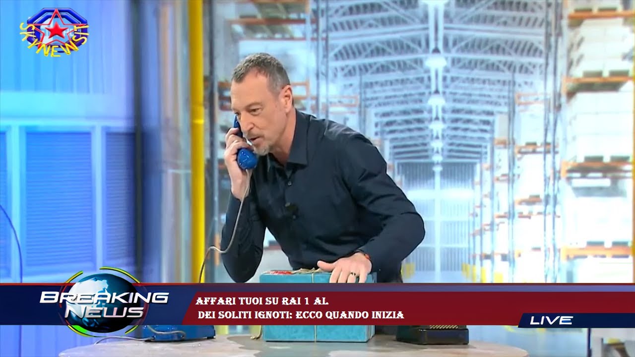 Affari tuoi su Rai 1 al dei Soliti Ignoti ecco quando inizia YouTube Affari tuoi su Rai 1 al dei Soliti Ignoti ecco quando inizia YouTube