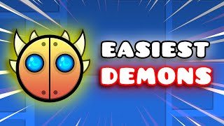 The BEST DEMONS for NOOBS in Geometry Dash 2.2
