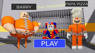 Escaping from a PRISONER BARRY'S PRISON RUN! And BECAME a BARRY PRISONER