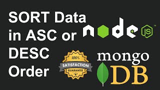 How to Sort Data in Ascending & Descending Order in Node JS MongoDB