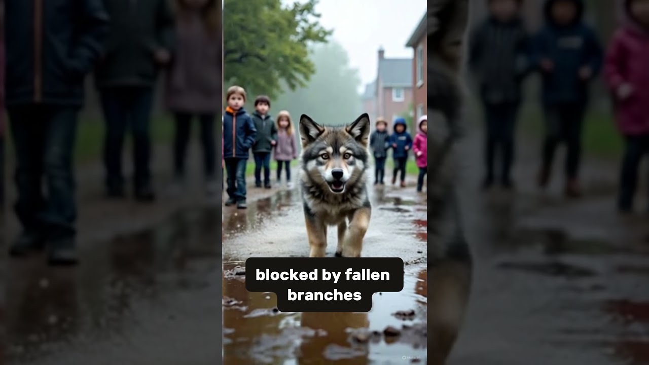 Luno the Brave Wolf Pup Saves the Village | Epic Storm Rescue | 4K Animated Short