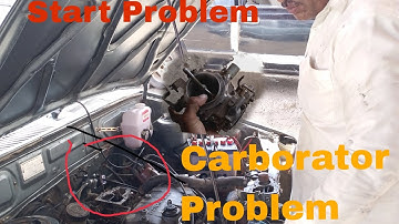 Carborator Setting Starting delay|| Long cranking Problem