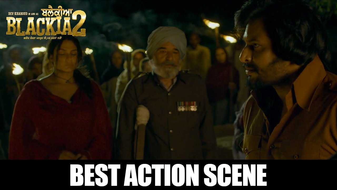 Blackia 2 | New Punjabi Movie Scene | Best Action Clip | Dev Kharoud | Japji Khaira | Raphor Movies